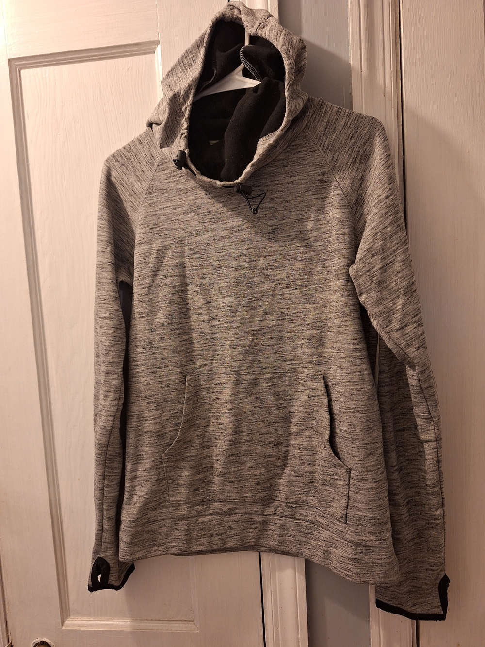 Forever 21 Men's Heather Gray Crewneck Hoodie Sweater